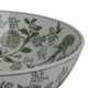 Accent Decorative Bowl | Chinoiserie Art Inspired White Gray Finish BM334820
