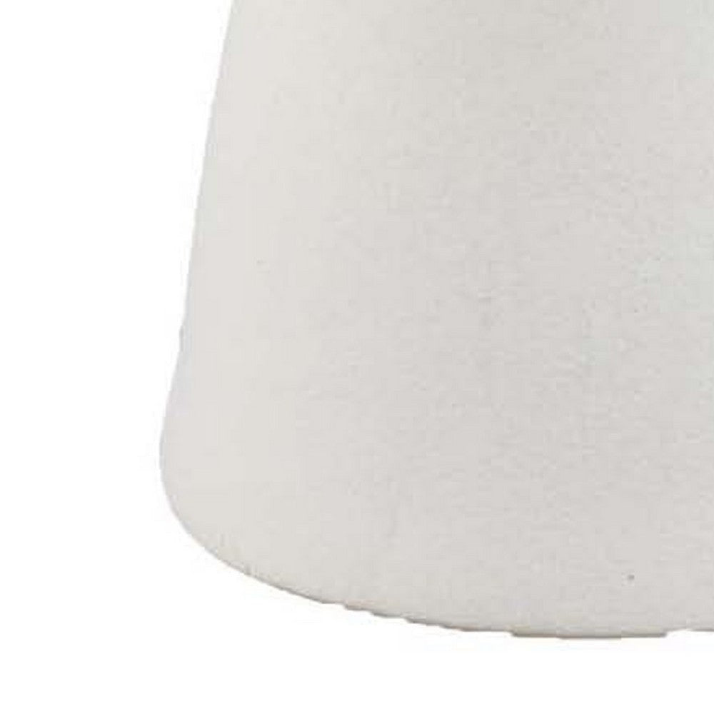 Decorative Bowl Planter | 2 Round Handles | Modern White Ceramic 14’’ BM334835