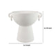 Decorative Bowl Planter | 2 Round Handles | Modern White Ceramic 14’’ BM334835