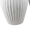 Accent Bowl Planter Set of 2 | Ribbed Edges White Terracotta 14’’ 11’’ BM334842