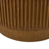 Modern Storage Coffee Table | 31’’ Round Lift Top | Dark Brown Wood BM334843