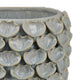 Decorative Textured Planter | Seashell Style 12’’ Gray Ceramic Body BM334868