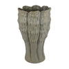 Decorative Vase | Organic Sea Design | Floral Details | Green Ceramic