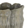 Decorative Vase | Organic Sea Design | Floral Details | Green Ceramic BM334869