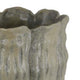 Decorative Vase | Organic Sea Design | Floral Details | Green Ceramic BM334869
