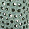 Kolo Decorative Vase | Perforated Design | 25’’ Green Ceramic Body BM334874