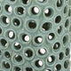 Kolo Decorative Vase | Perforated Design | 25’’ Green Ceramic Body BM334874