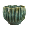 Esam Decorative Planter | Textured Ceramic Body | 19" Dark Blue