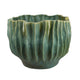 Esam Decorative Planter | Textured Ceramic Body | 19" Dark Blue