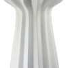 Samo Decorative Vase | Textured Body w Bulb Top | 37’’ White Resin BM334892