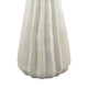 Samo Decorative Vase | Textured Body | Bulb Accent | 18’’ White Resin BM334893