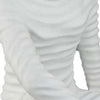 Accent Decor Statuette | 14’’ White Resin Body | Sitting Astronaut BM334896