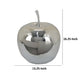 Masu Tabletop Accent Decor | 16’’ Apple Design | Silver Resin Body