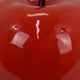 Masu Tabletop Accent Decor | 16’’ Apple Design Glossy Red Resin Body