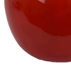 Masu Tabletop Accent Decor | 16’’ Apple Design Glossy Red Resin Body
