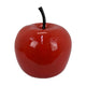 Masu Tabletop Accent Decor | 16" Apple Design Glossy Red Resin Body