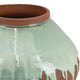 Hino Decorative Vase | 13’’ Dripping Paint Texture | Brown Ceramic BM334905