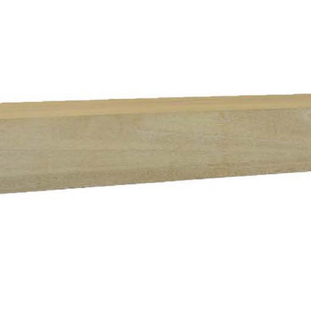 Console Table | Tall C Shaped Design | 63’’ Light Brown Wood Body BM334909