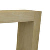 Console Table | Tall C Shaped Design | 63’’ Light Brown Wood Body BM334909
