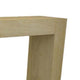 Console Table | Tall C Shaped Design | 63’’ Light Brown Wood Body BM334909