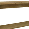 Console Table | Long Rectangular Top | 1 Shelf | 71’’ Light Brown Wood BM334910