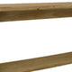 Console Table | Long Rectangular Top | 1 Shelf | 71’’ Light Brown Wood BM334910