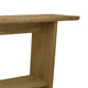 Console Table | Long Rectangular Top | 1 Shelf | 71’’ Light Brown Wood BM334910
