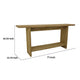 Console Table | Long Rectangular Top | 1 Shelf | 71’’ Light Brown Wood BM334910