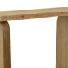 Console Table | Rounded Edge Top with Arch Legs | 55’’ Brown Wood BM334911