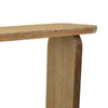 Console Table | Rounded Edge Top with Arch Legs | 55’’ Brown Wood BM334911