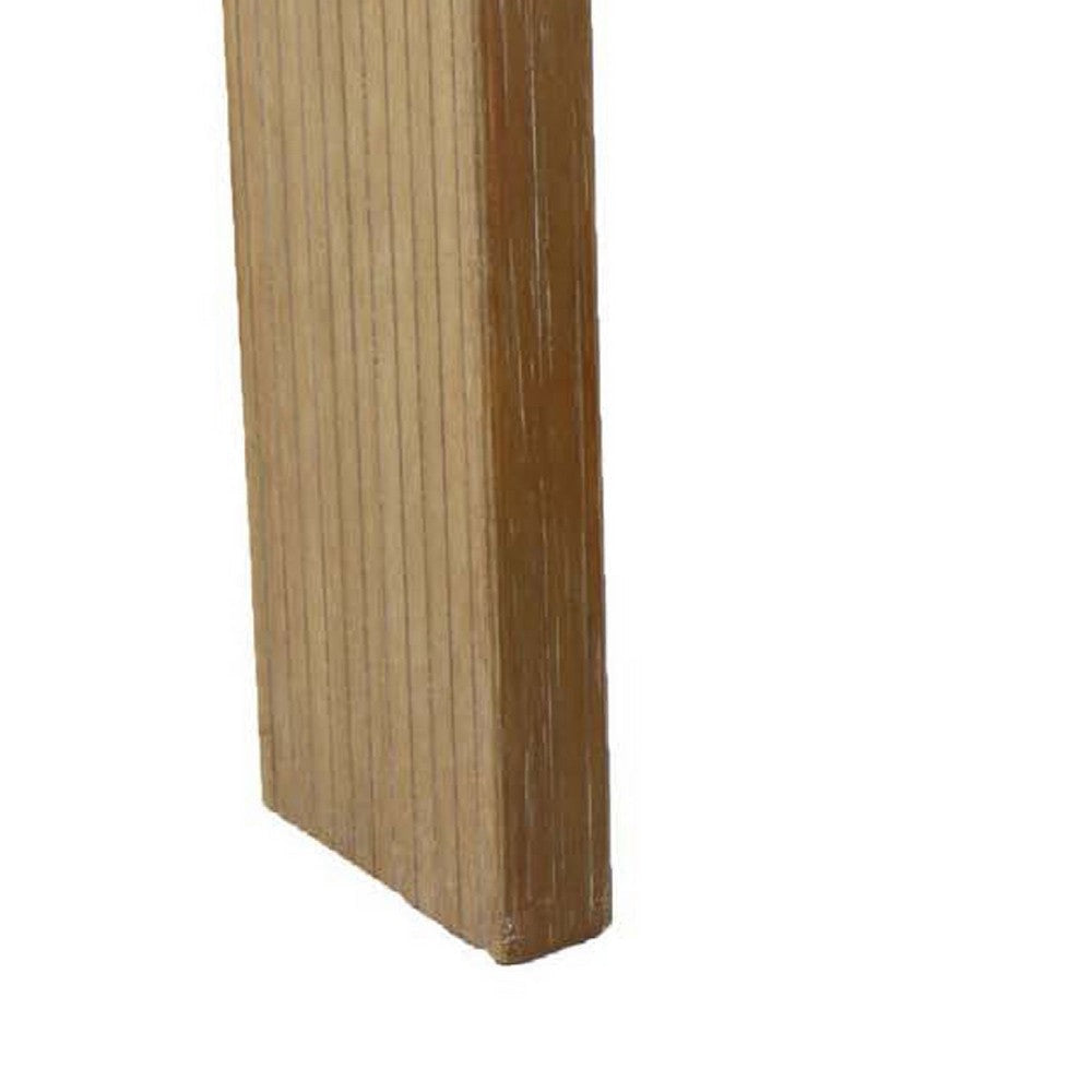 Console Table | Rounded Edge Top with Arch Legs | 55’’ Brown Wood BM334911