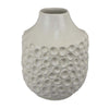Nian Accent Vase | Off White Ceramic Raised Dimple Texture | 14’’ BM334948