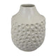 Nian Accent Vase | Off White Ceramic Raised Dimple Texture | 14’’ BM334948