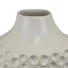 Nian Accent Vase | Off White Ceramic Raised Dimple Texture | 14’’ BM334948