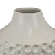 Nian Accent Vase | Off White Ceramic Raised Dimple Texture | 14’’ BM334948