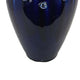 Decorative Vase | Glossy Deep Blue Ceramic | Coral Design | 15’’ BM334955
