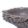 Kiana Decorative Bowl | Gray Ceramic | Flared Scales Rim Accent | 12’’ BM334958