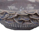 Kiana Decorative Bowl | Gray Ceramic | Flared Scales Rim Accent | 12’’ BM334958