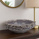 Kiana Decorative Bowl | Gray Ceramic | Flared Scales Rim Accent | 12"