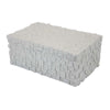 Lissa Decorative Storage Box | Matte White Textured Resin | 13"