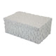 Lissa Decorative Storage Box | Matte White Textured Resin | 13"