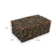 Lissa Decorative Storage Box | Brown Textured Resin Finish | 13’’