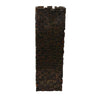 Accent Vase | Dark Bronze Resin | Prominent Geometric Texture | 20"