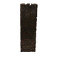 Accent Vase | Dark Bronze Resin | Prominent Geometric Texture | 20"