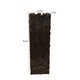 Accent Vase | Dark Bronze Resin | Prominent Geometric Texture | 20’’ BM334986