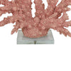 Coral Tabletop Decoration | Pink Resin with Acrylic Base | 13"