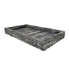 Myla Decorative Marble Tray | Subtle Gray Scalloped Edges | 14’’ BM335000