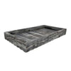 Myla Decorative Marble Tray | Subtle Gray Scalloped Edges | 14"