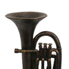 Trumpet Tabletop Decor | Dark Bronze Resin | Round Base | 15’’ BM335005