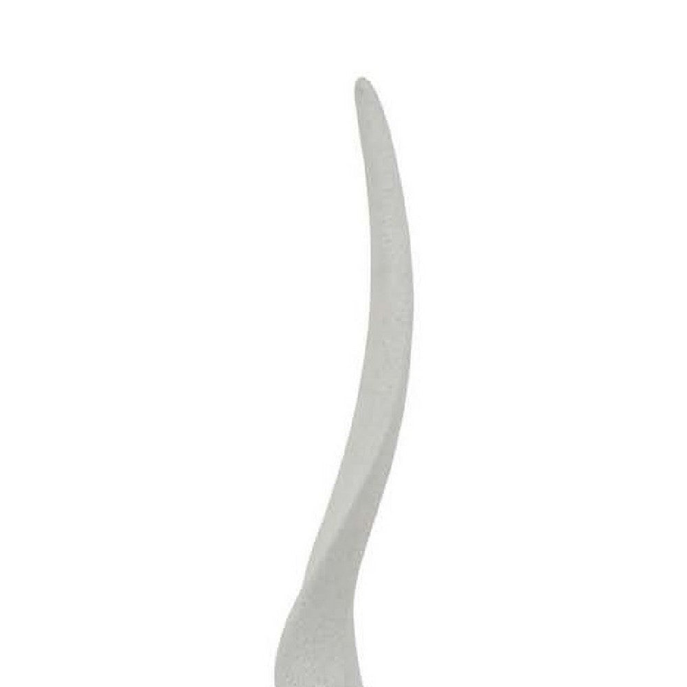 Linaa Decorative Antler Horn | White Resin Clear Acrylic Base | 32’’